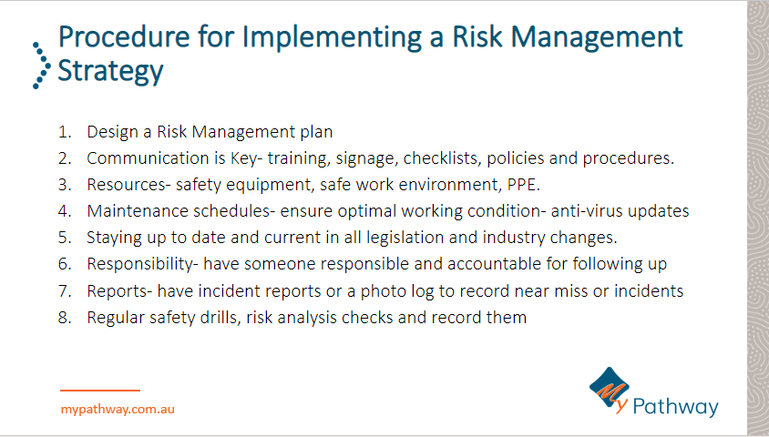 Risk Management Plan