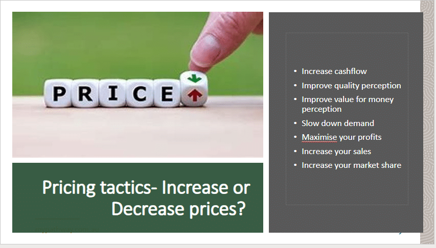 price tactics